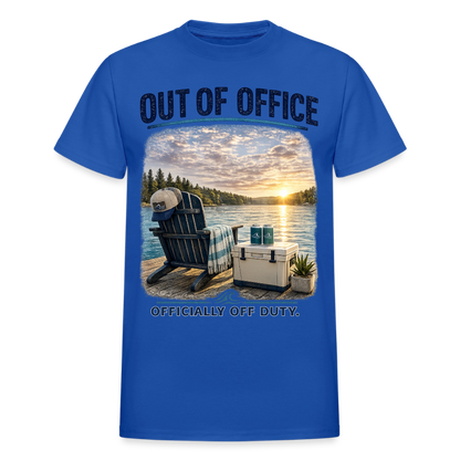 Out of Office™ Lake Life T-Shirt | Officially Off Duty™ - royal blue
