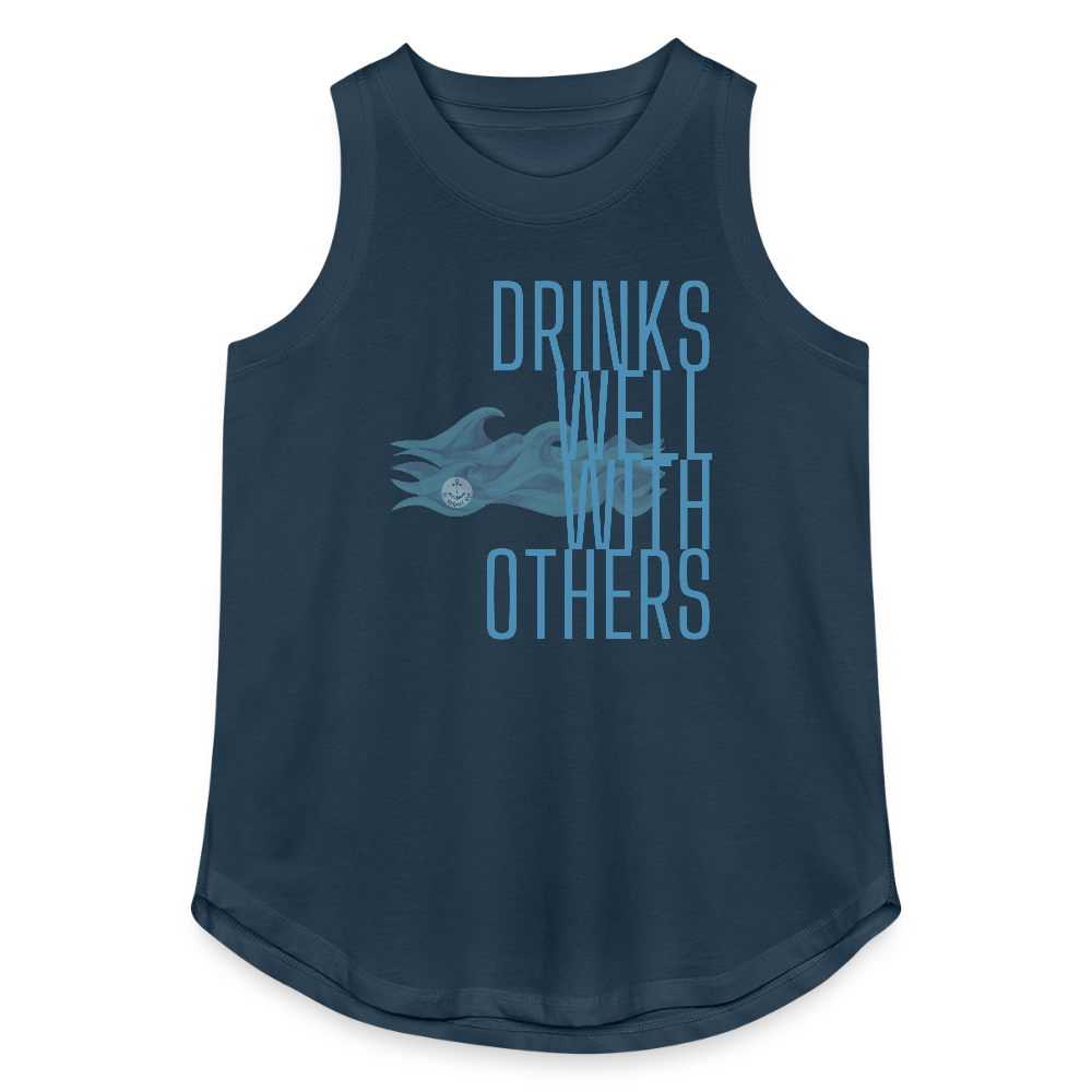 Drinks Well With Others Women's Lake Tank Top - denim