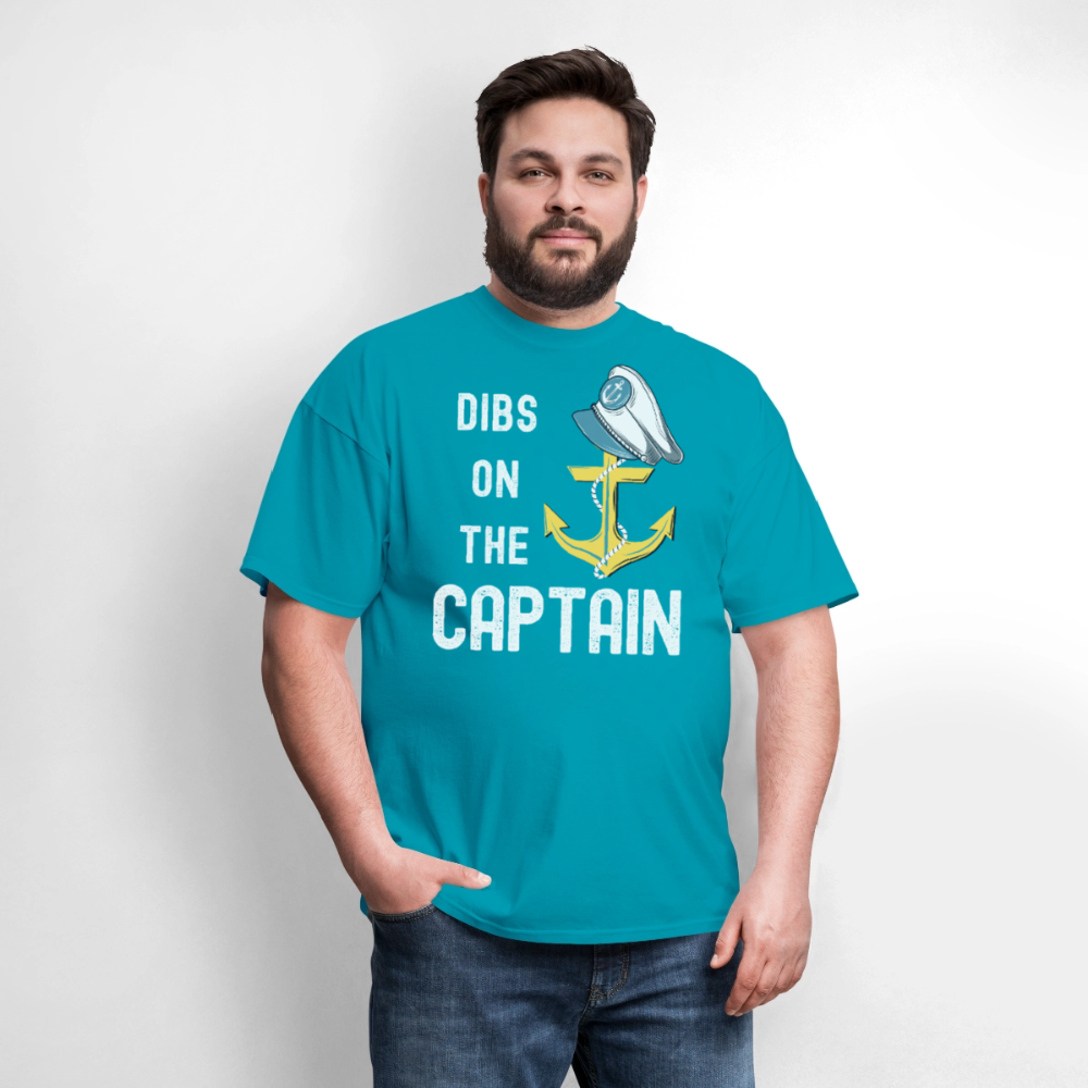 Dibs on the Captain Unisex Super Soft Tee - turquoise