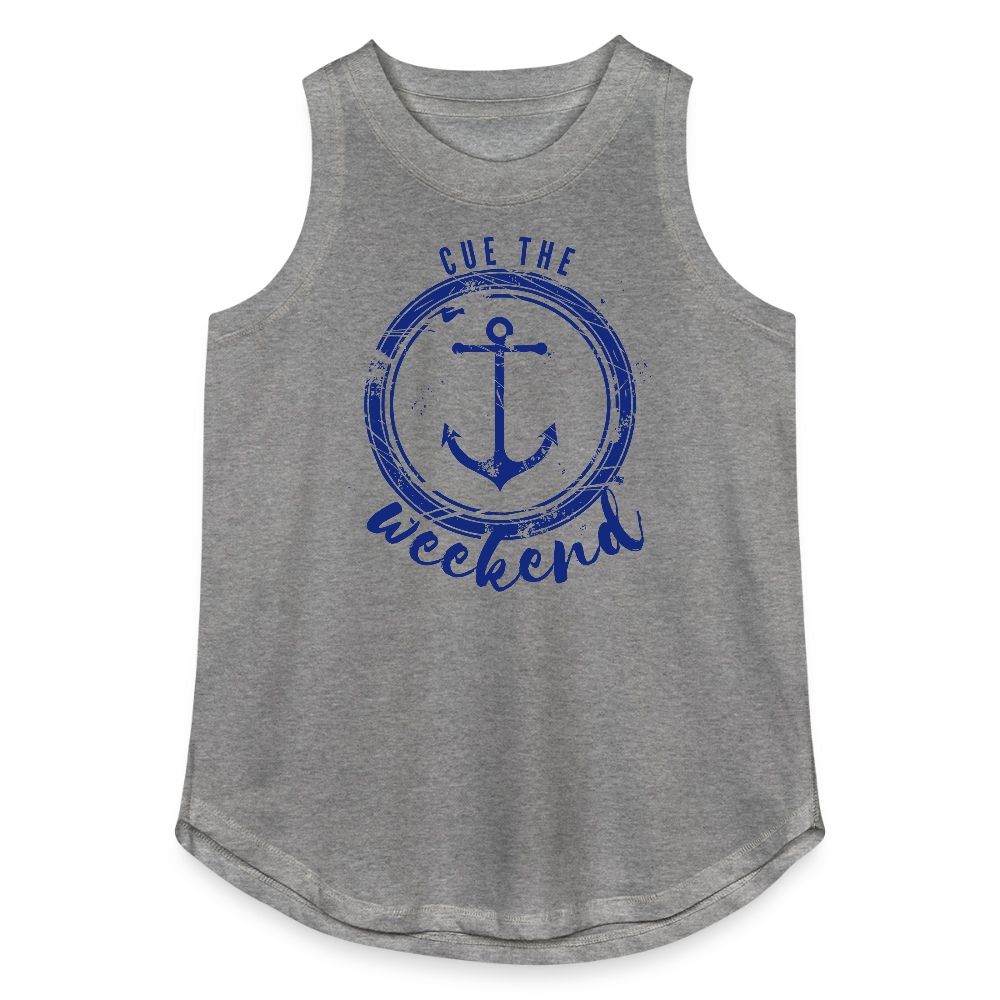 Cue the Weekend – Women’s Lake Life Tank - granite heather 