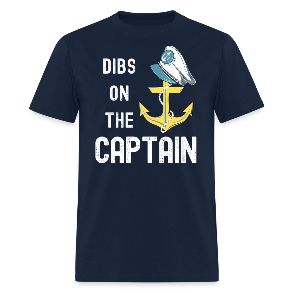 Dibs on the Captain Unisex Super Soft Tee - navy