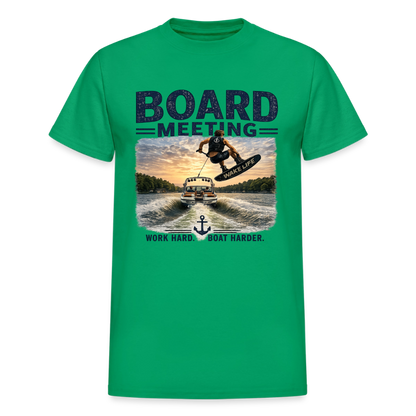 Board Meeting™ Wakeboarding Tee - Unisex Wakeboarding T-Shirt - irish green