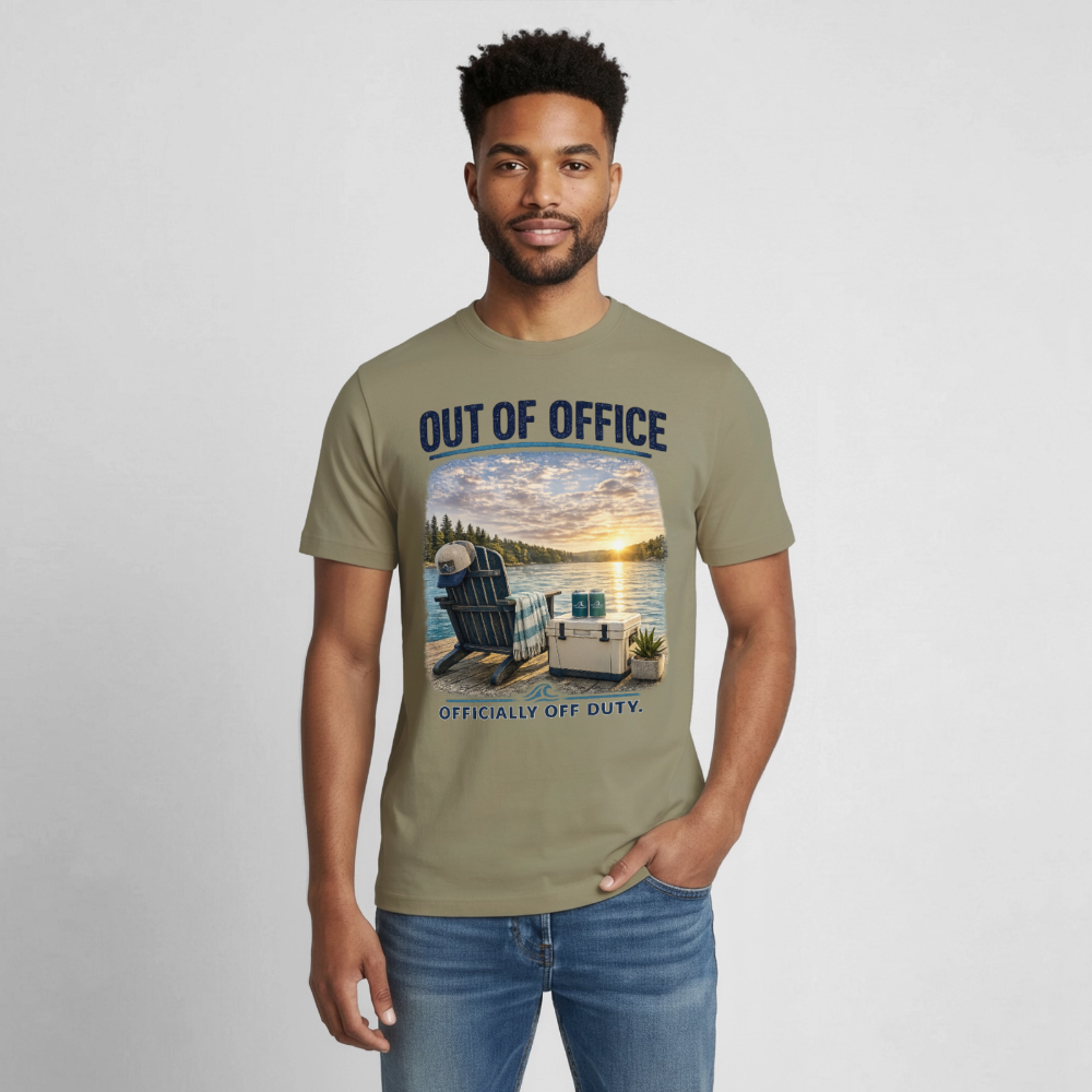 Out of Office™ Lake Life T-Shirt | Officially Off Duty™ - prairie dust