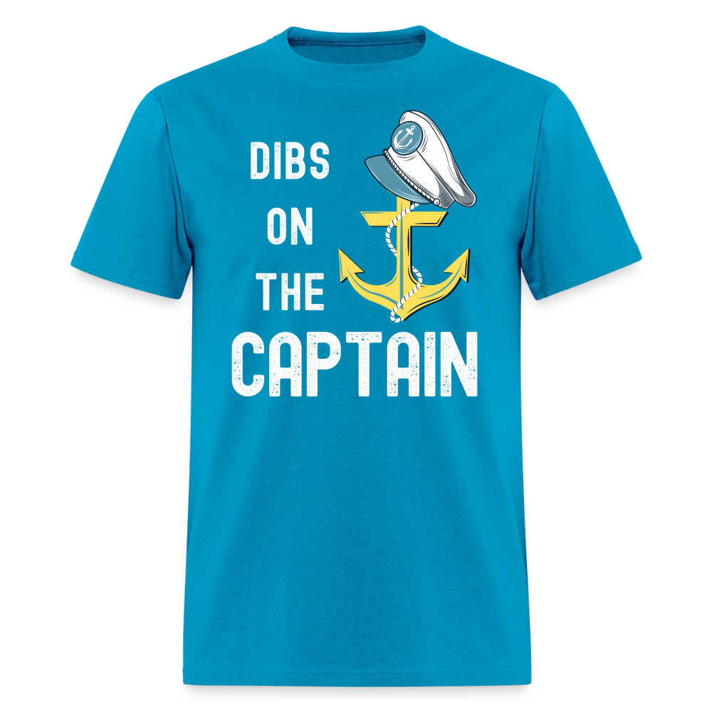 Dibs on the Captain Unisex Super Soft Tee - turquoise