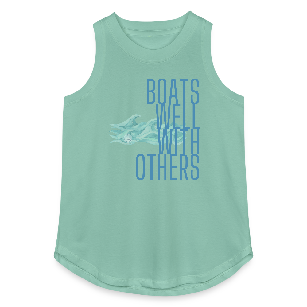 Boats Well With Others Women's Lake Tank Top - saltwater