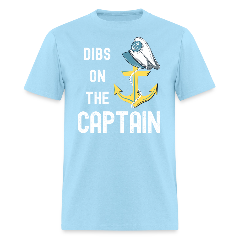 Dibs on the Captain Unisex Super Soft Tee - powder blue