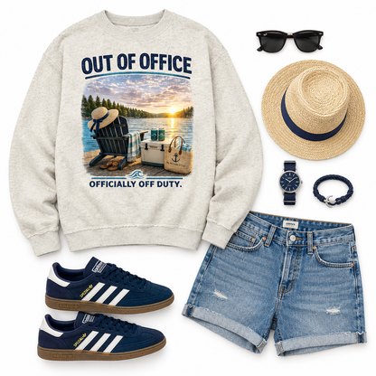 Out of Office™ Women's Lake Life Sweatshirt | Officially Off Duty™