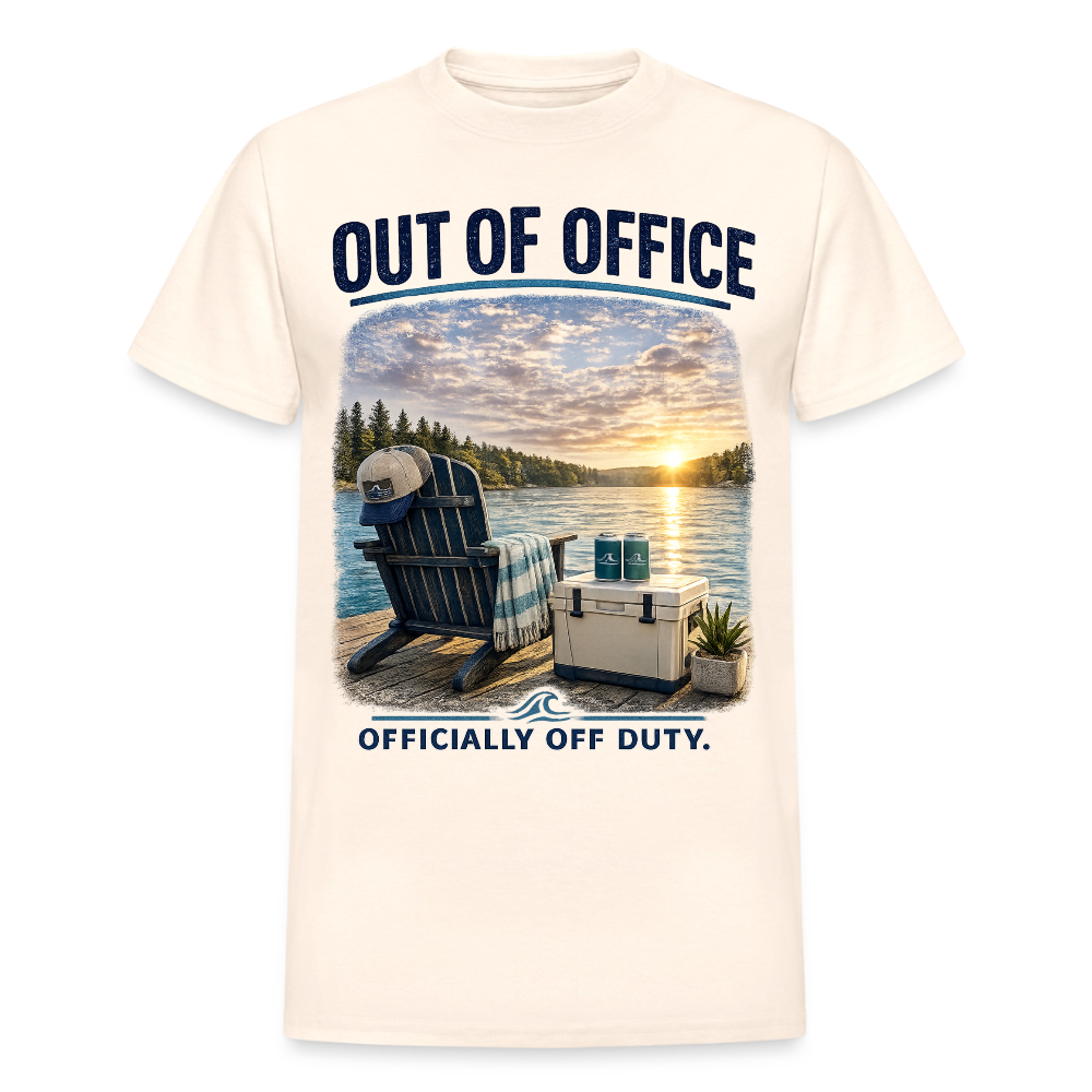 Out of Office™ Lake Life T-Shirt | Officially Off Duty™ - natural