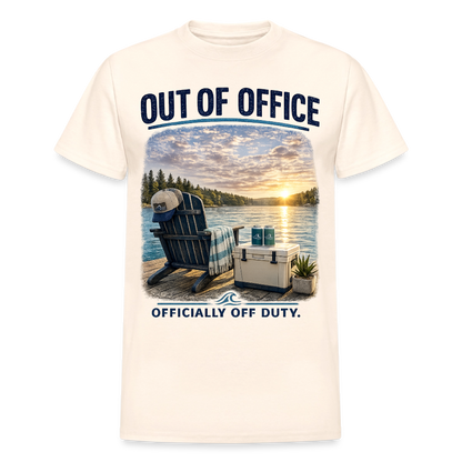 Out of Office™ Lake Life T-Shirt | Officially Off Duty™ - natural