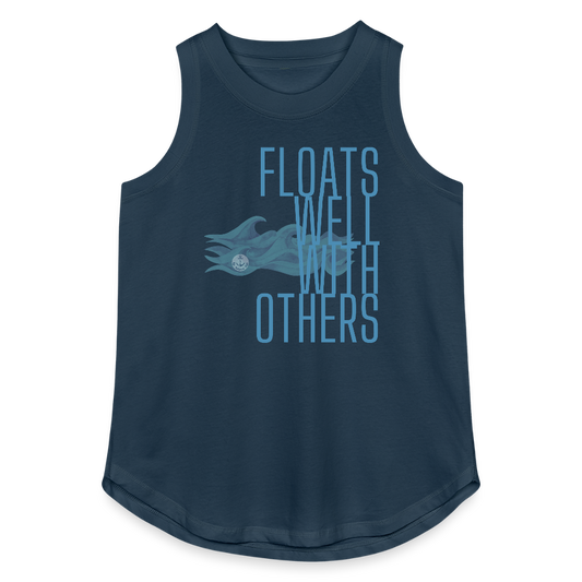 Floats Well With Others Women's Lake Tank Top - denim