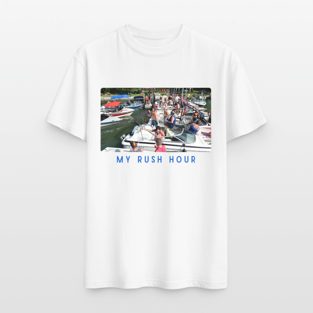 My Rush Hour Lake Life Tee - Unisex Sizing - white