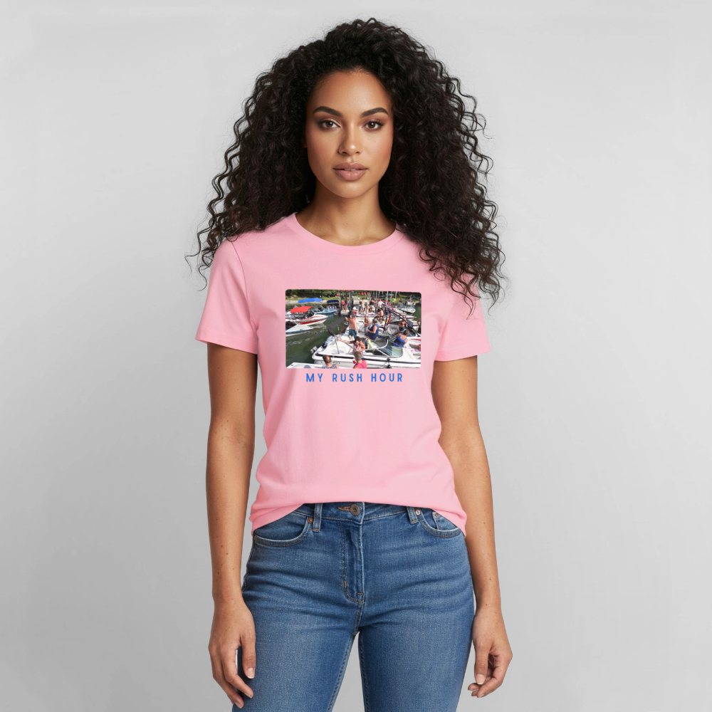 My Rush Hour Lake Life Tee - Unisex Sizing - light pink