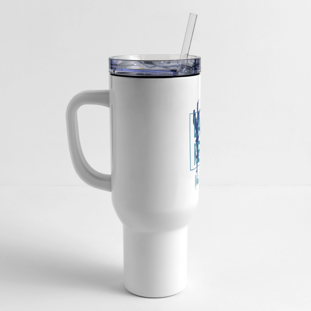 Lake Nehai 40 oz Travel Tumbler - white