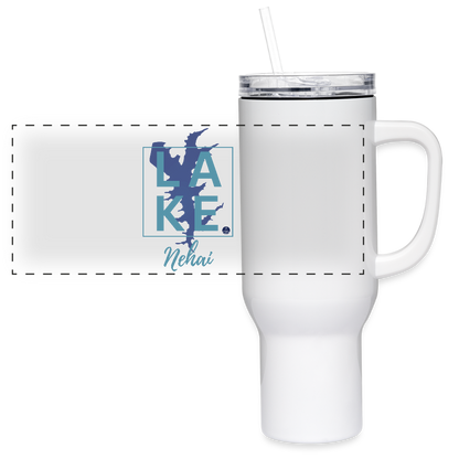 Lake Nehai 40 oz Travel Tumbler - white