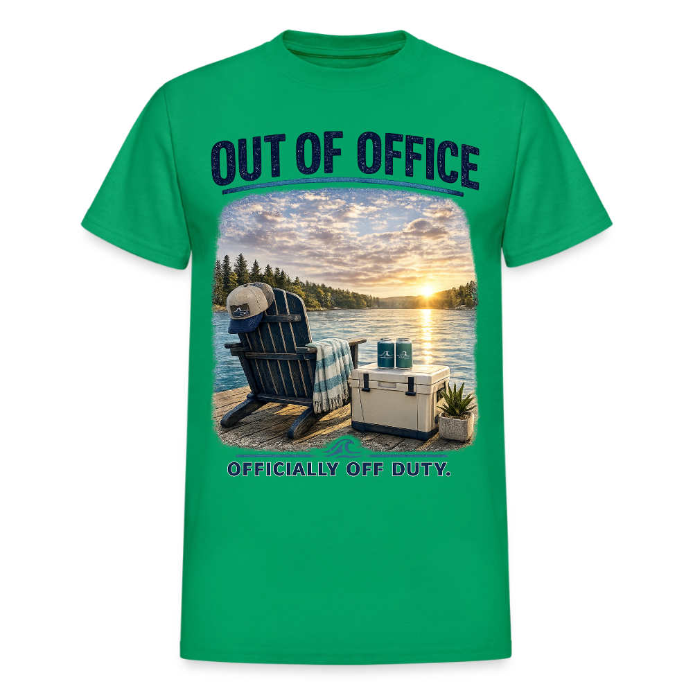 Out of Office™ Lake Life T-Shirt | Officially Off Duty™ - irish green