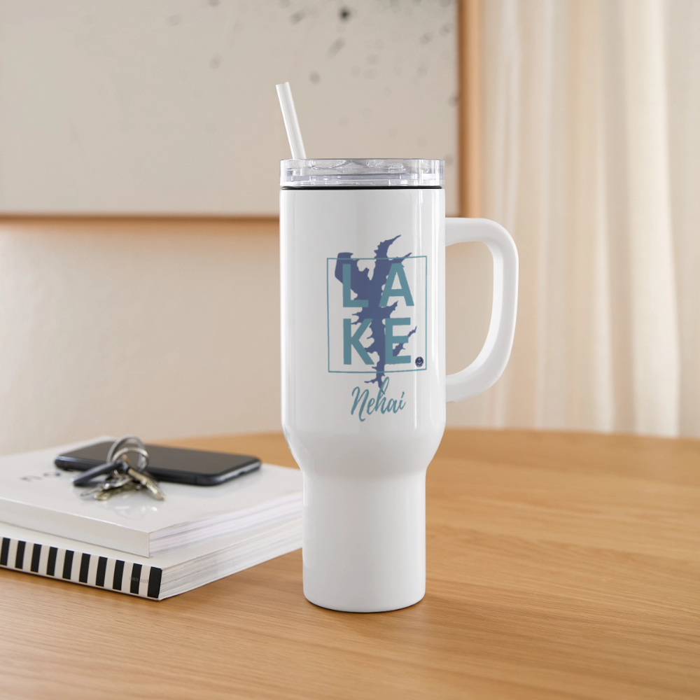 Lake Nehai 40 oz Travel Tumbler - white