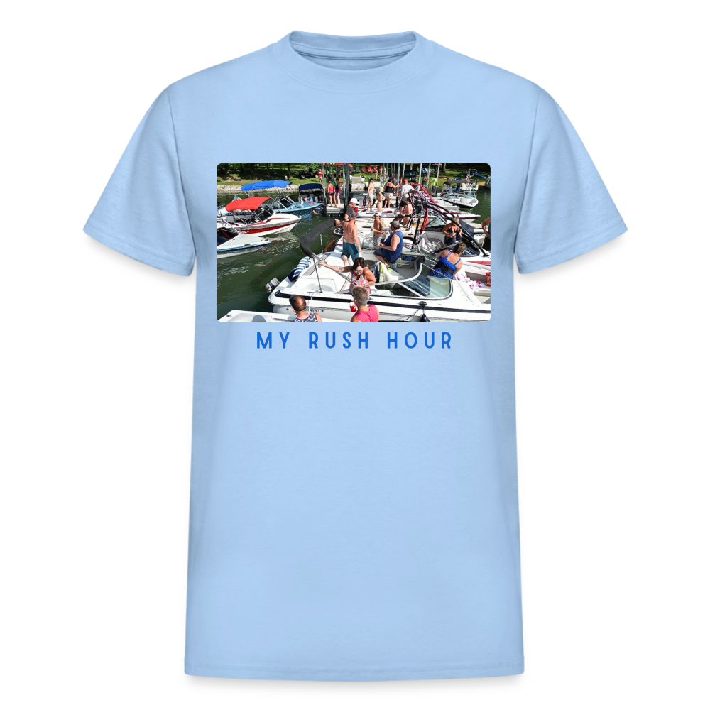 My Rush Hour Lake Life Tee - Unisex Sizing - light blue