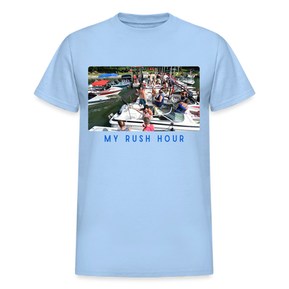 My Rush Hour Lake Life Tee - Unisex Sizing - light blue