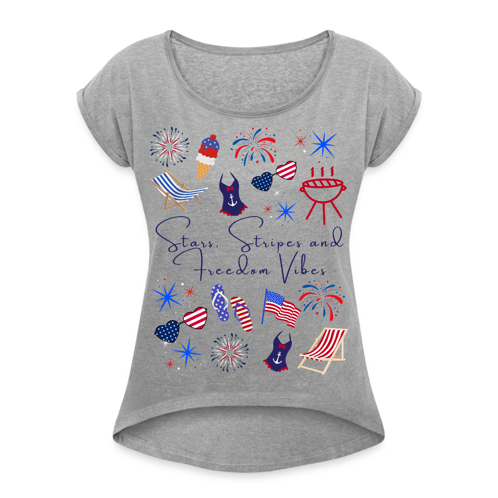 Stars, Stripes & Freedom Vibes – Women’s Patriotic Tee