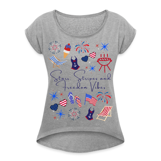 Stars, Stripes & Freedom Vibes – Women’s Patriotic Tee