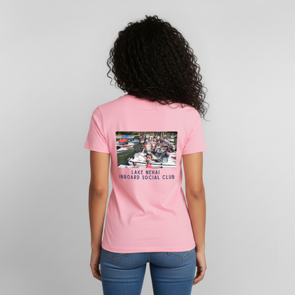 Lake Nehai Inboard Social Club T-Shirt - Unisex Sizing - light pink