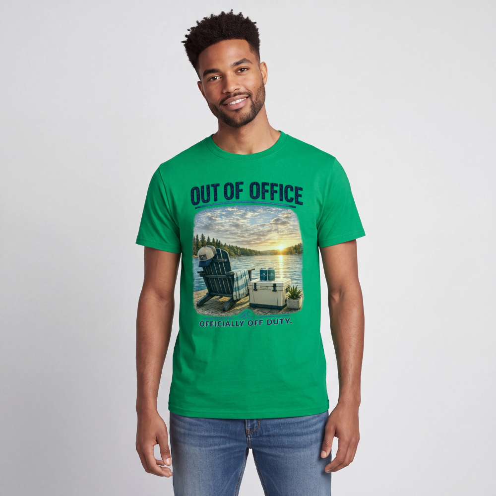 Out of Office™ Lake Life T-Shirt | Officially Off Duty™ - irish green