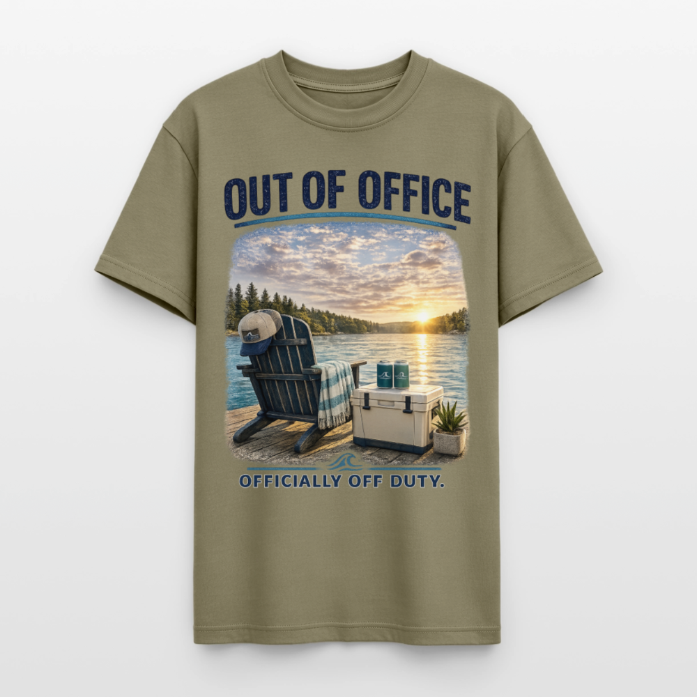 Out of Office™ Lake Life T-Shirt | Officially Off Duty™ - prairie dust