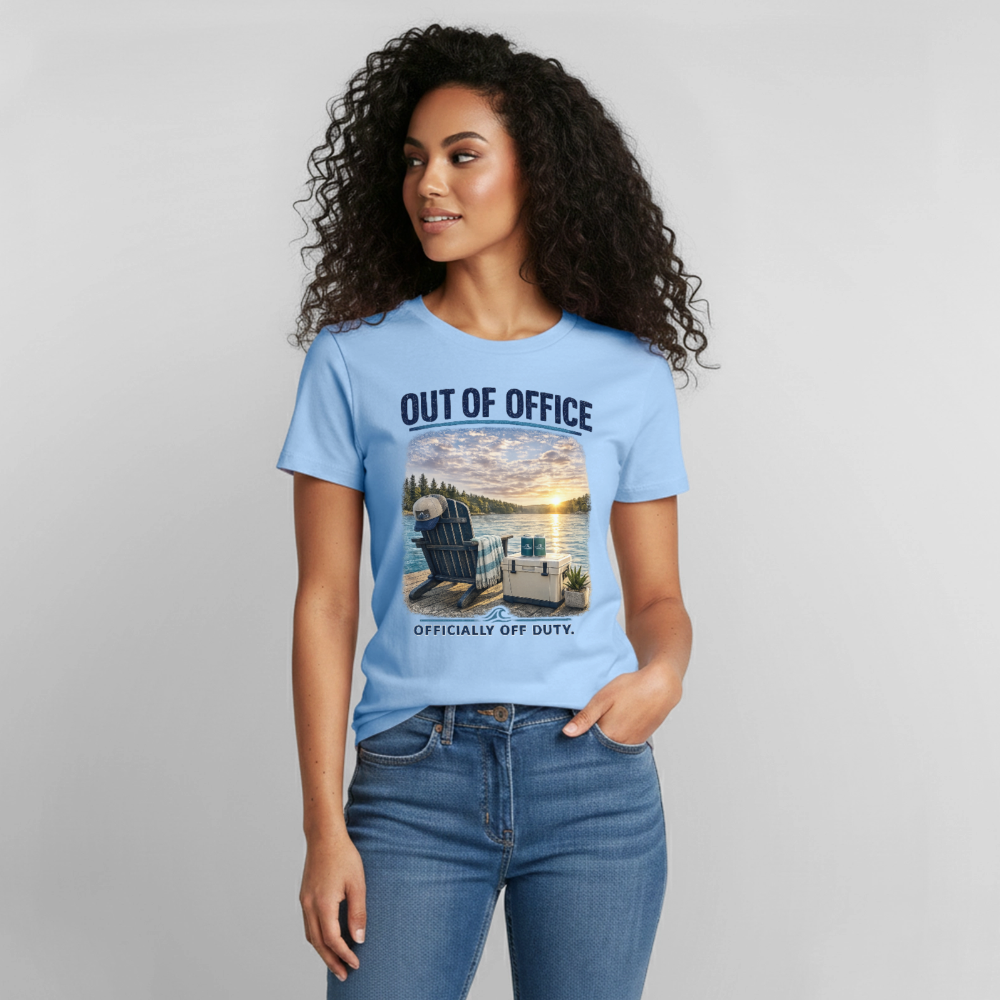Out of Office™ Lake Life T-Shirt | Officially Off Duty™ - light blue