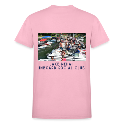 Lake Nehai Inboard Social Club T-Shirt - Unisex Sizing - light pink