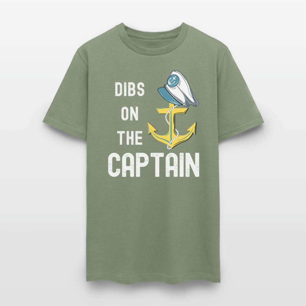 Dibs on the Captain Unisex Super Soft Tee - military green
