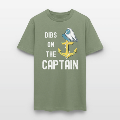 Dibs on the Captain Unisex Super Soft Tee - military green