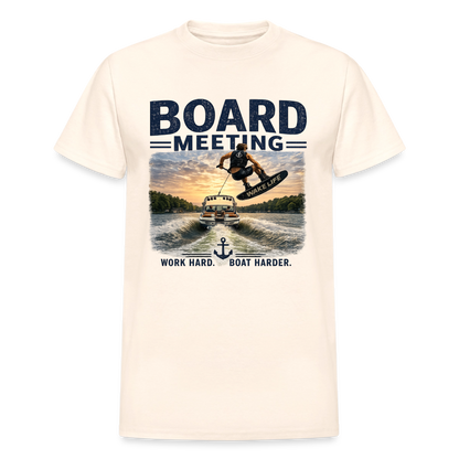 Board Meeting™ Wakeboarding Tee - Unisex Wakeboarding T-Shirt - natural