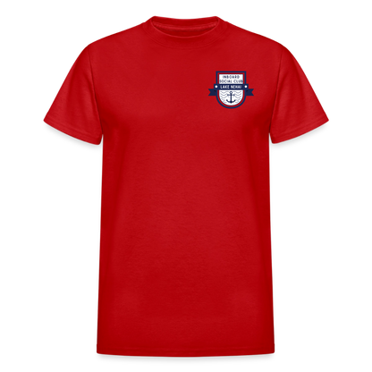 Lake Nehai Inboard Social Club T-Shirt - Unisex Sizing - red