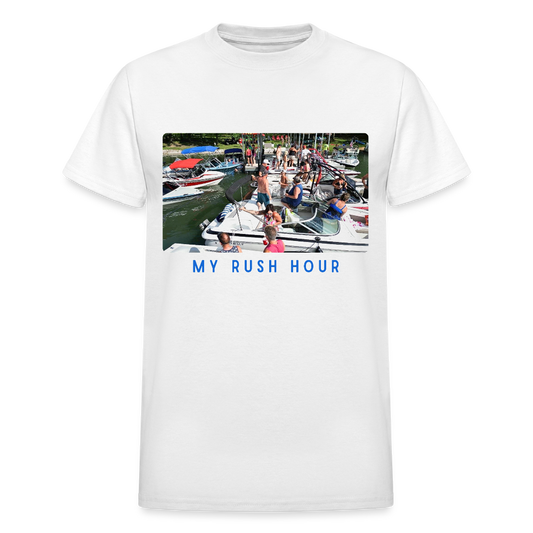 My Rush Hour Lake Life Tee - Unisex Sizing - white