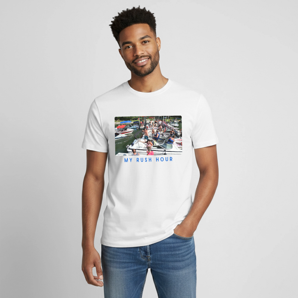 My Rush Hour Lake Life Tee - Unisex Sizing - white