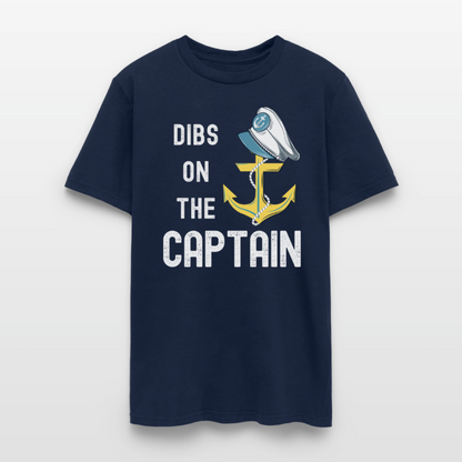 Dibs on the Captain Unisex Super Soft Tee - navy