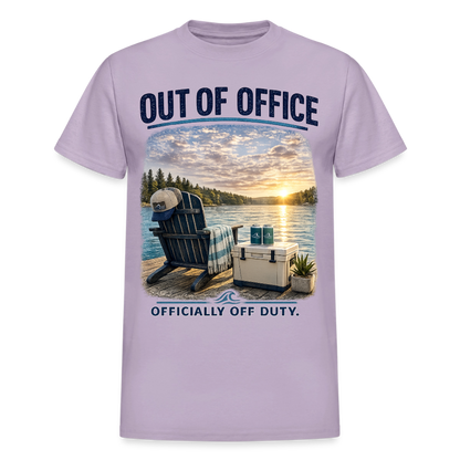 Out of Office™ Lake Life T-Shirt | Officially Off Duty™ - orchid