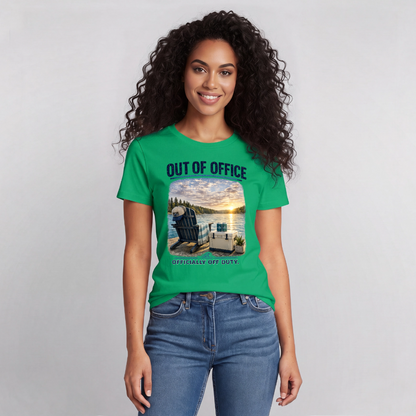 Out of Office™ Lake Life T-Shirt | Officially Off Duty™ - irish green