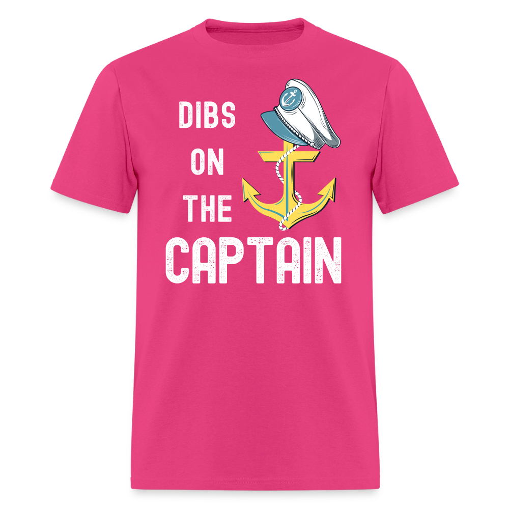 Dibs on the Captain Unisex Super Soft Tee - fuchsia