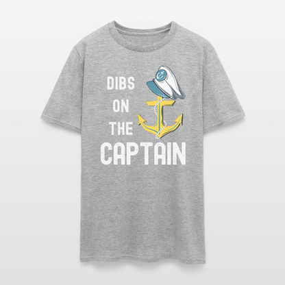 Dibs on the Captain Unisex Super Soft Tee - heather gray