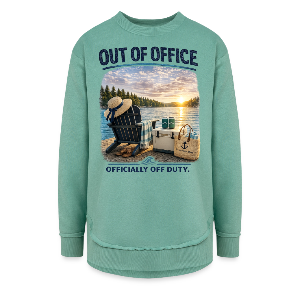 Out of Office™ Women's Lake Life Sweatshirt | Officially Off Duty™ - saltwater