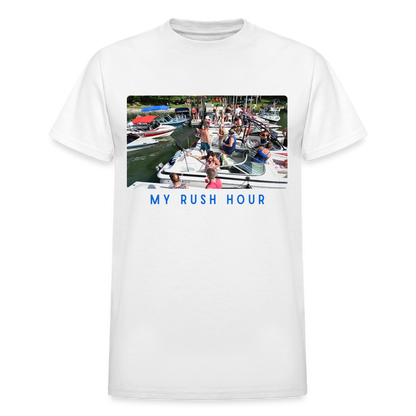 My Rush Hour Lake Life Tee - Unisex Sizing - white
