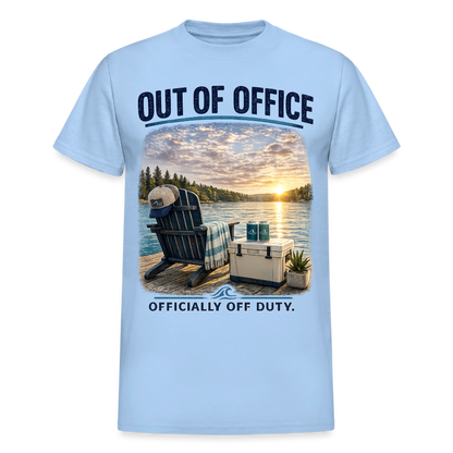 Out of Office™ Lake Life T-Shirt | Officially Off Duty™ - light blue