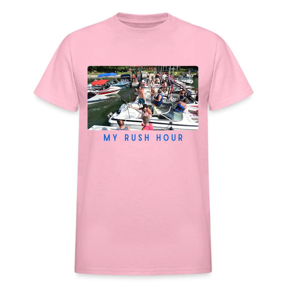 My Rush Hour Lake Life Tee - Unisex Sizing - light pink
