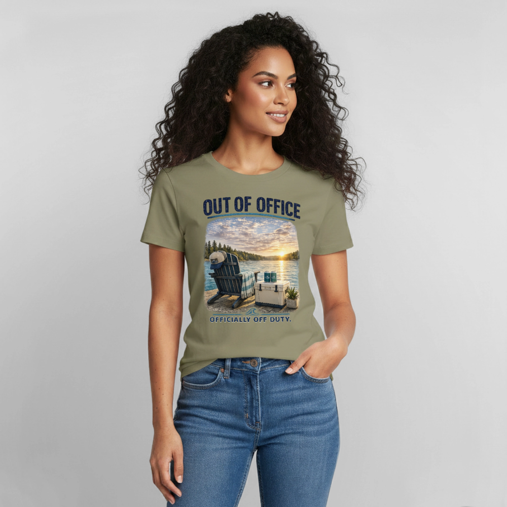 Out of Office™ Lake Life T-Shirt | Officially Off Duty™ - prairie dust