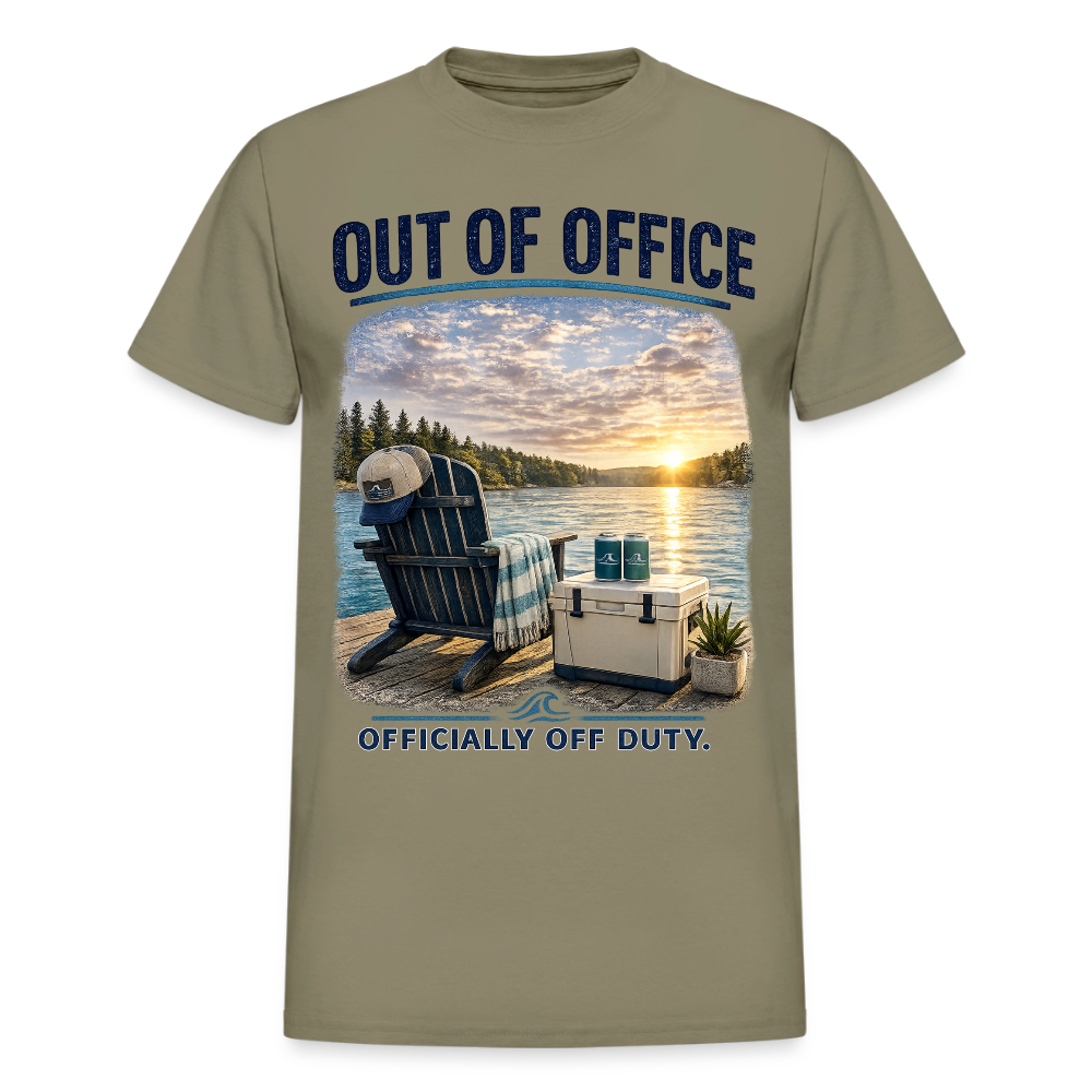Out of Office™ Lake Life T-Shirt | Officially Off Duty™ - prairie dust