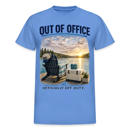 Out of Office™ Lake Life T-Shirt | Officially Off Duty™ - carolina blue