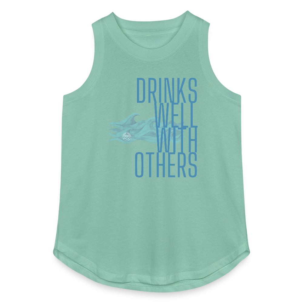 Drinks Well With Others Women's Lake Tank Top - saltwater