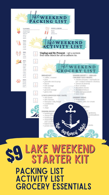 The Ultimate Lake Weekend Starter Kit