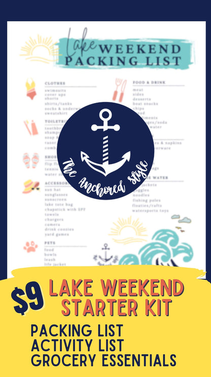 The Ultimate Lake Weekend Starter Kit